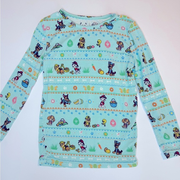 Bellabu Bear Paw Patrol Easter Bamboo Pajamas Size 6Y - Picture 3 of 5